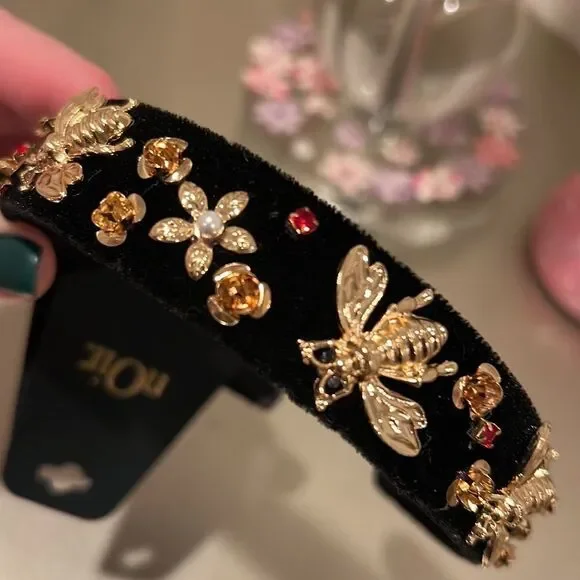 💕1 hr sale 🎉Gold and black Headband - Picture 5 of 9